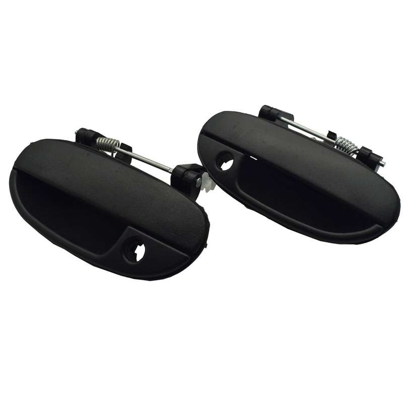 Exterior Outside Door Handles Front Left &amp; Right Pair For Daewoo Lanos 1999-2002