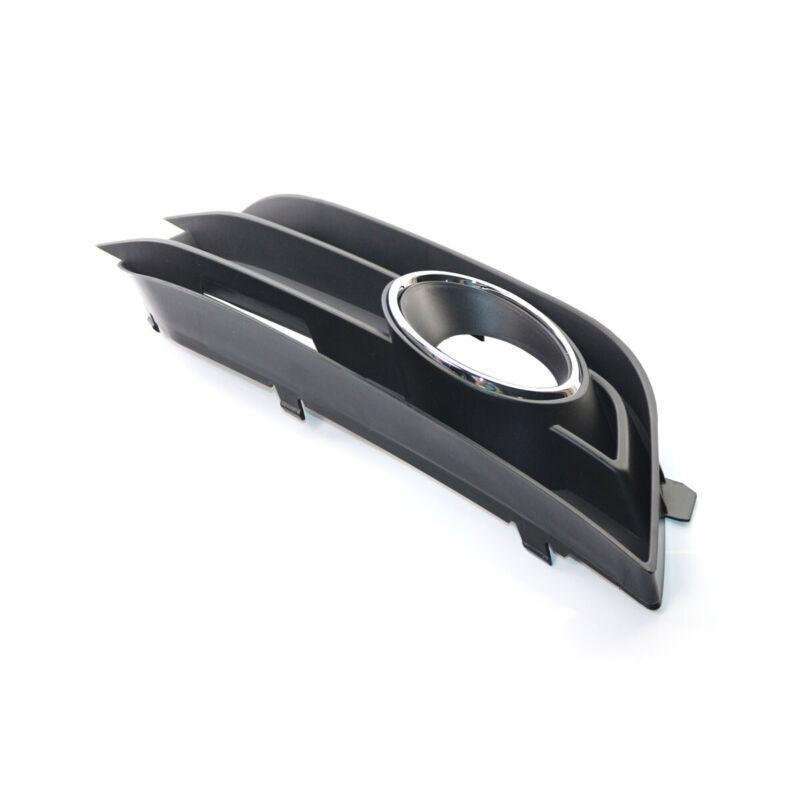 Fits for AUDI A1 2010-2014 Front Bumper Fog Light Grille Black Left Side