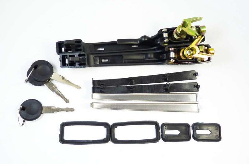 Door Handle Front Left &amp; Right Outside Key For VW Golf Jetta Rabbit 191837205A