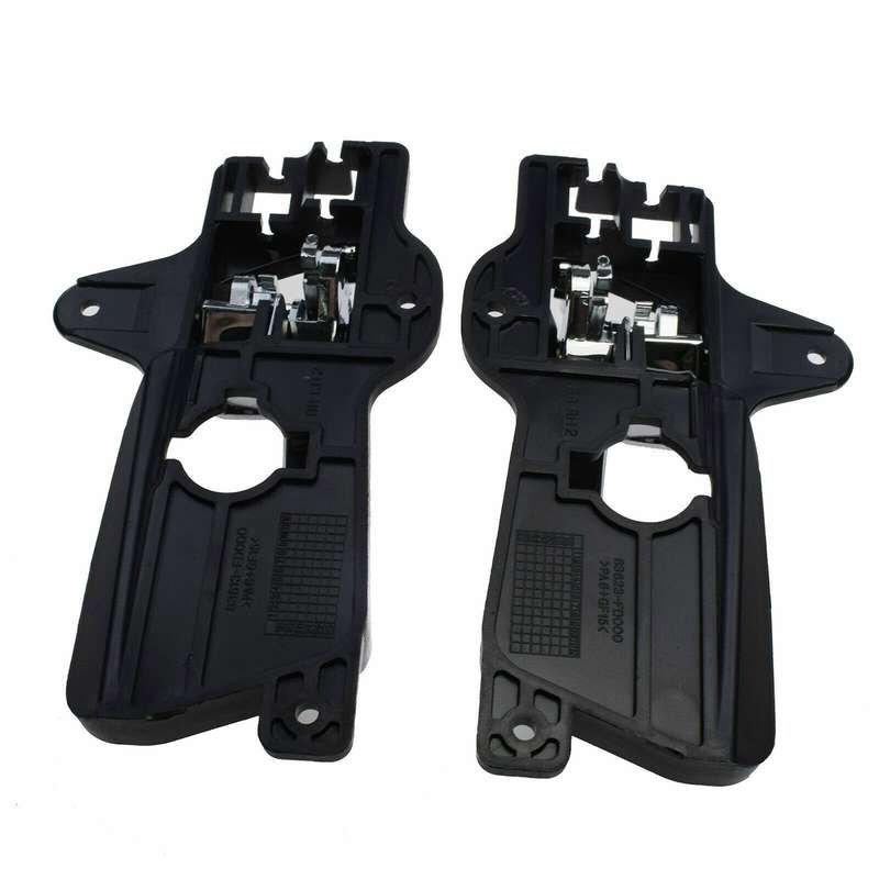Chrome Inside Door Handles Rear Left &amp; Right For 2009-2012 Hyundai Elantra 2.0L