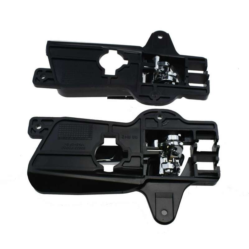 Chrome Inside Door Handles Rear Left &amp; Right For 2009-2012 Hyundai Elantra 2.0L