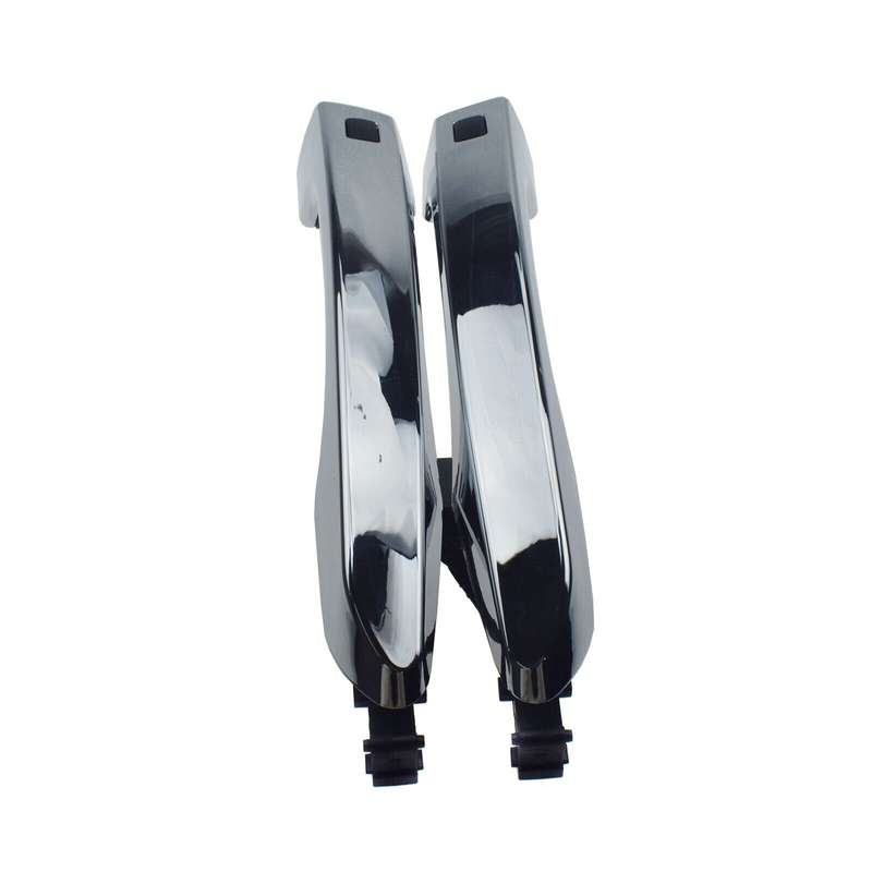Chrome Front Left &amp; Right Door Smart Key Handles Pair For Hyundai Tucson 2016-20