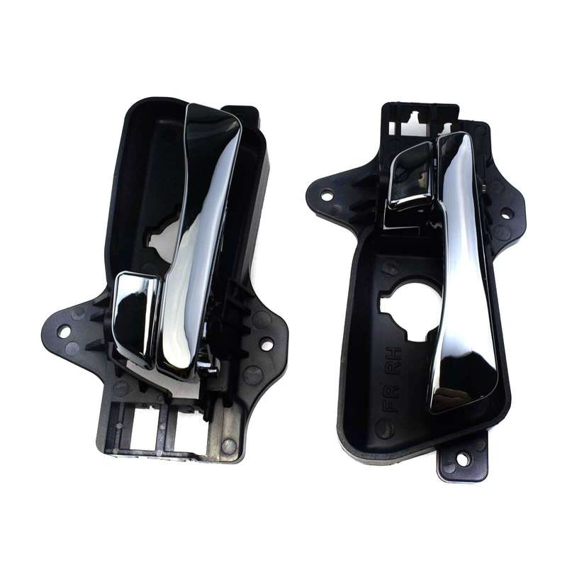 Chrome Inside Door Handles Front Left &amp; Right For 2009-2012 Hyundai Elantra 2.0L