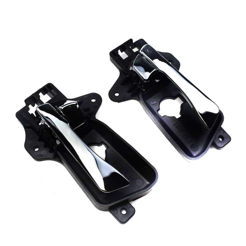 Chrome Inside Door Handles Front Left &amp; Right For 2009-2012 Hyundai Elantra 2.0L