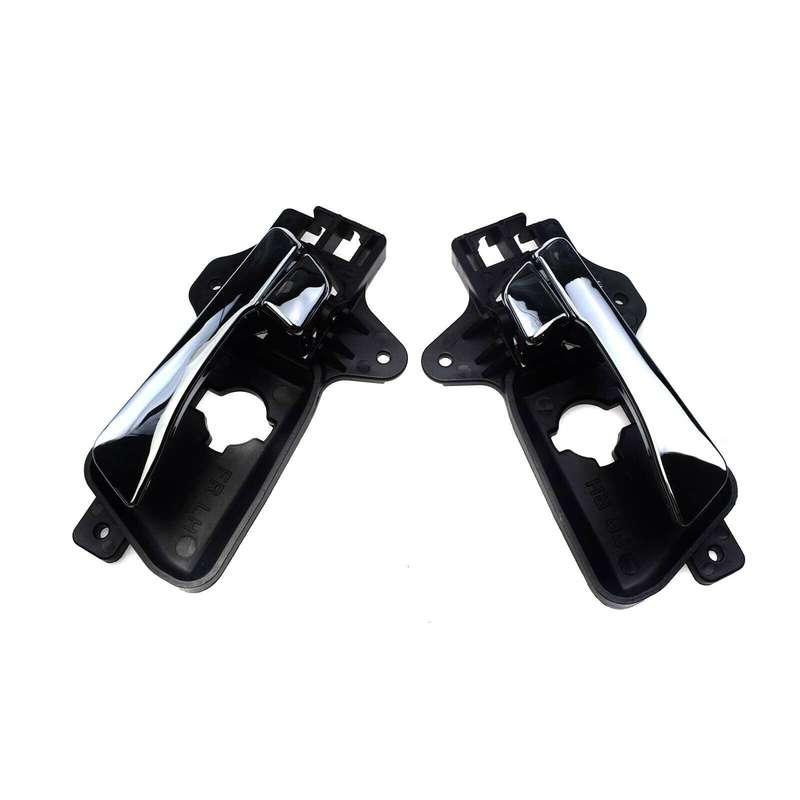 Chrome Inside Door Handles Front Left &amp; Right For 2009-2012 Hyundai Elantra 2.0L