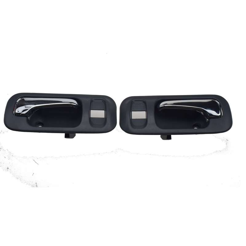 Left &amp; Right Chrome Inside Door Handles Gray Pair For Honda CR-V Odyssey