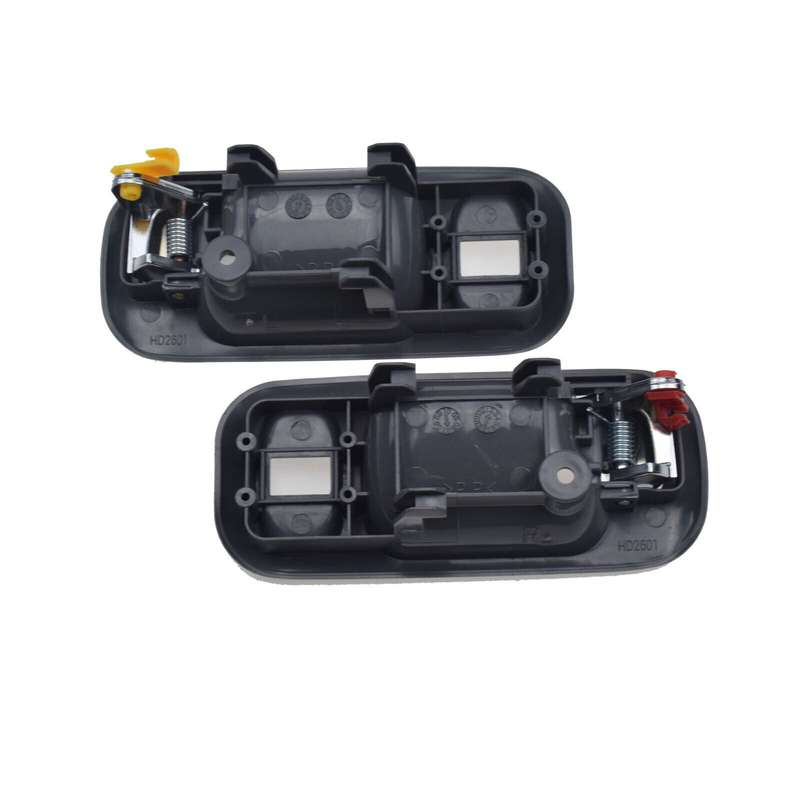 Left &amp; Right Chrome Inside Door Handles Gray Pair For Honda CR-V Odyssey