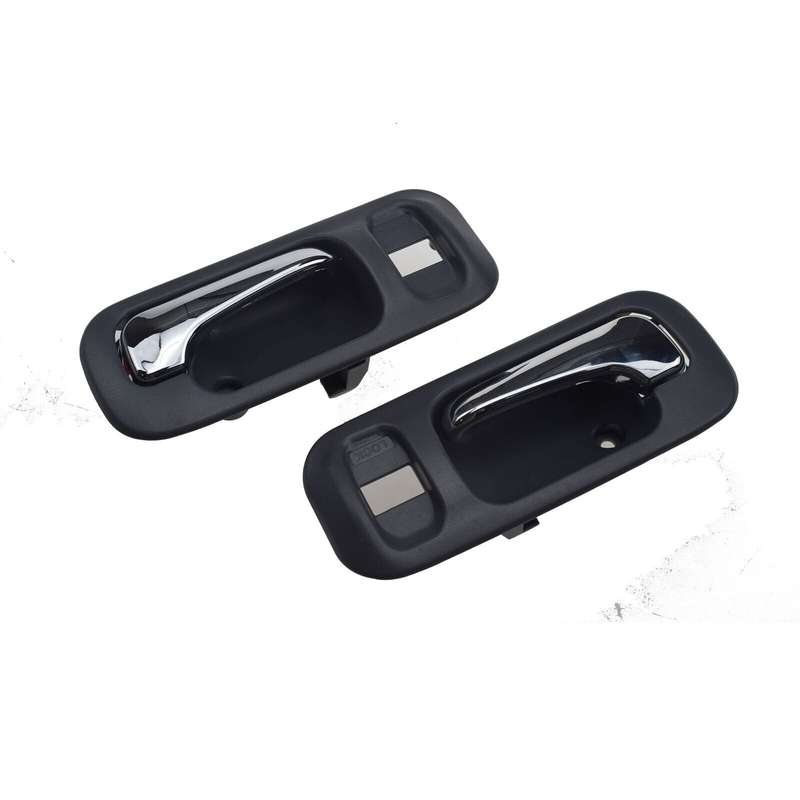 Left &amp; Right Chrome Inside Door Handles Gray Pair For Honda CR-V Odyssey