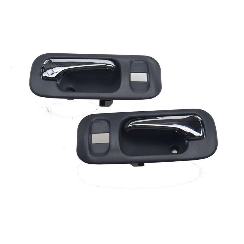 Left &amp; Right Chrome Inside Door Handles Gray Pair For Honda CR-V Odyssey