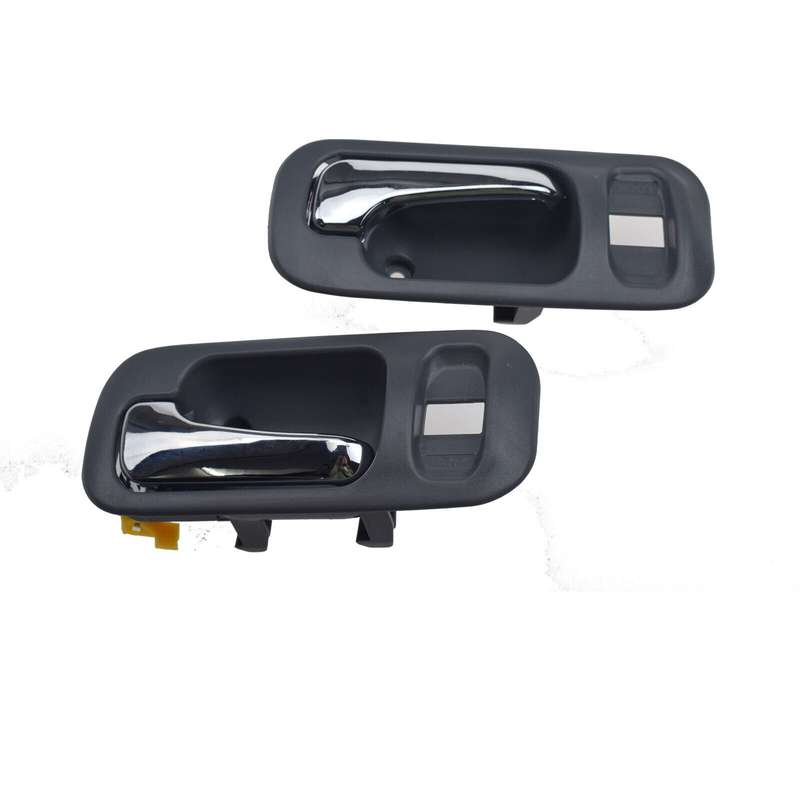 Left &amp; Right Chrome Inside Door Handles Gray Pair For Honda CR-V Odyssey