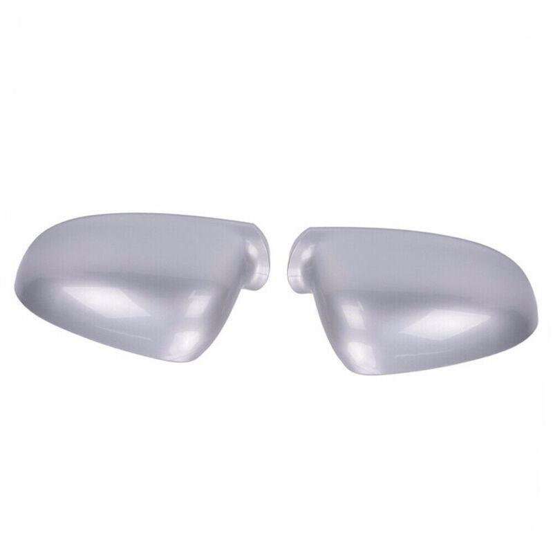 2x Silver Side Rearview Mirror Door Cap Cover For VW Golf Rabbit Jetta MK5