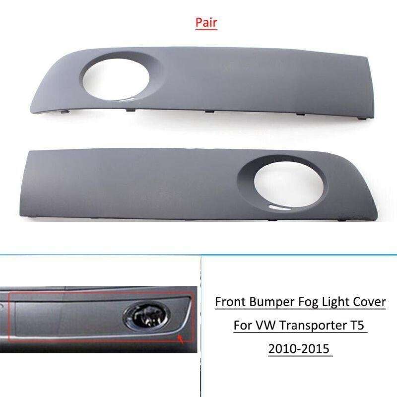 Front Bumper Fog Light Lamp Grille Cover FOR VW TRANSPORTER T5 2009-2015 Pair