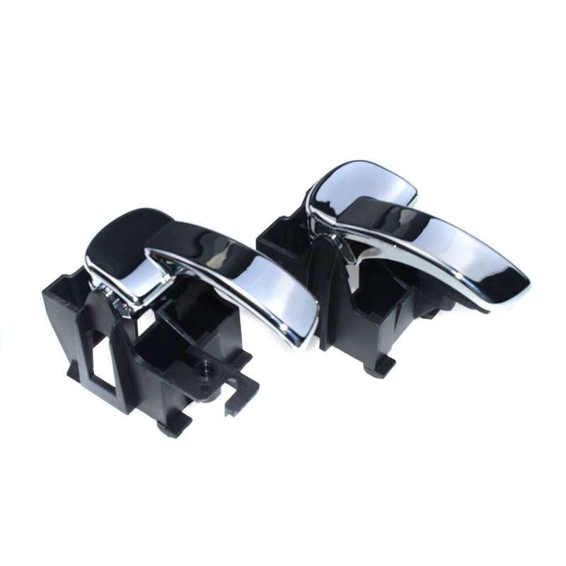 Front Left &amp; Right Chrome Interior Door Handles For Nissan Pathfinder 2005-2009
