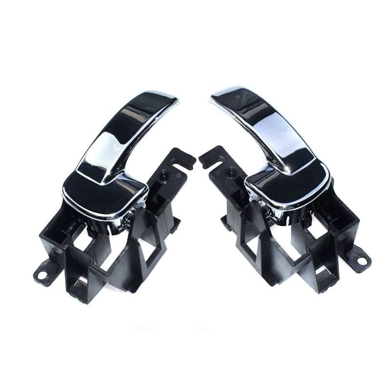 Front Left &amp; Right Chrome Interior Door Handles For Nissan Pathfinder 2005-2009