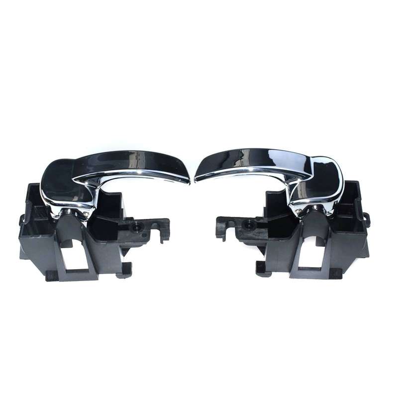 Front Left &amp; Right Chrome Interior Door Handles For Nissan Pathfinder 2005-2009