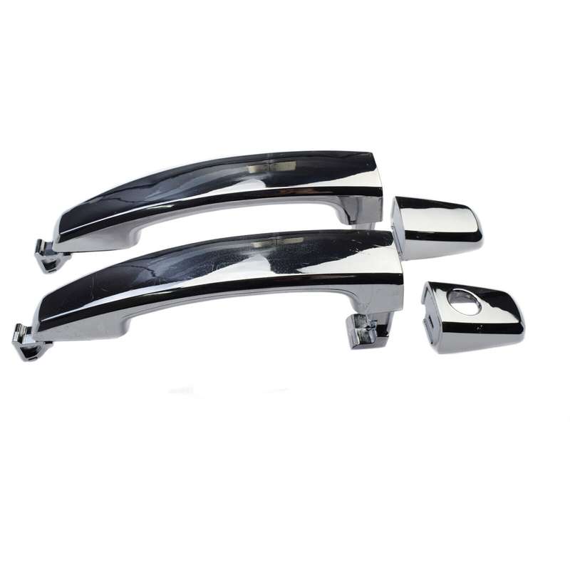 Chrome Exterior Door Handle 2PCS Front Left &amp; Right For Chevrolet Aveo 2007-2009