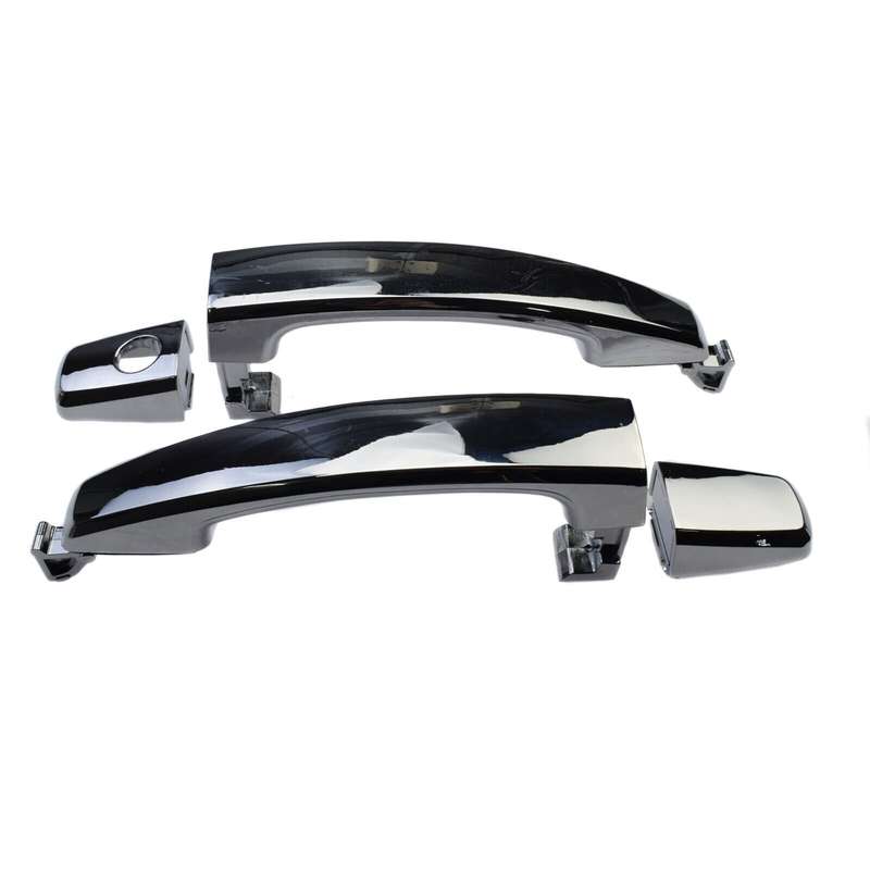 Chrome Exterior Door Handle 2PCS Front Left &amp; Right For Chevrolet Aveo 2007-2009