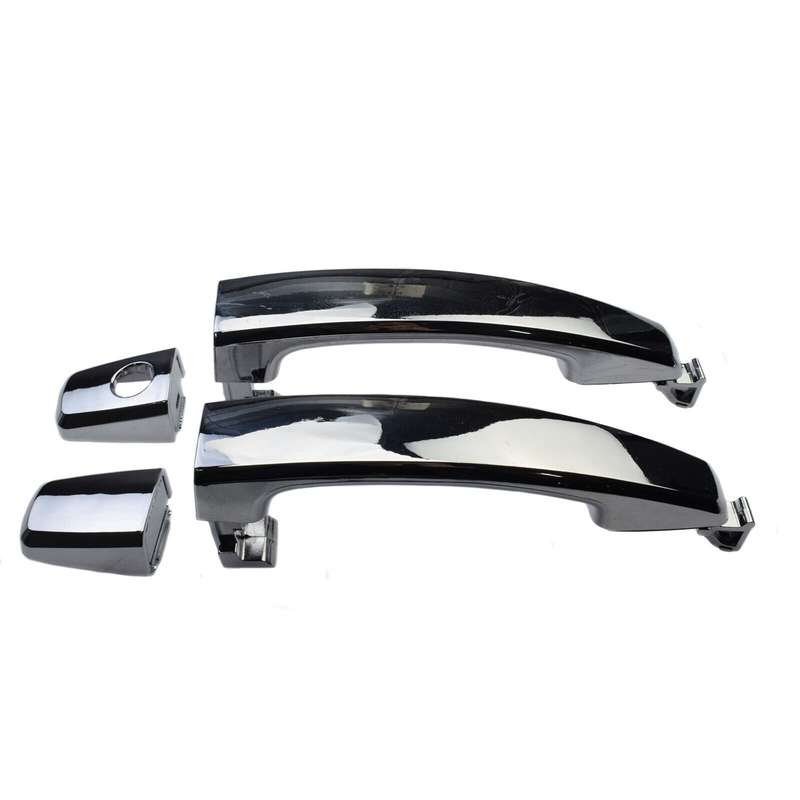 Chrome Exterior Door Handle 2PCS Front Left &amp; Right For Chevrolet Aveo 2007-2009