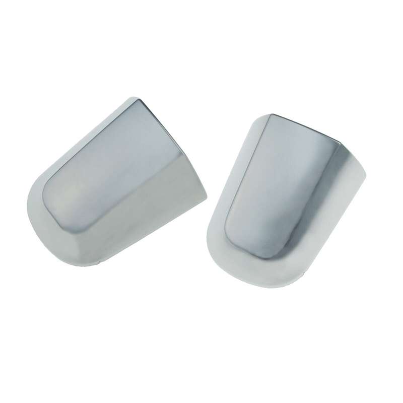 Rear Left &amp; Right Outer Door Handle Caps Chrome Pair For Mitsubishi Montero L200