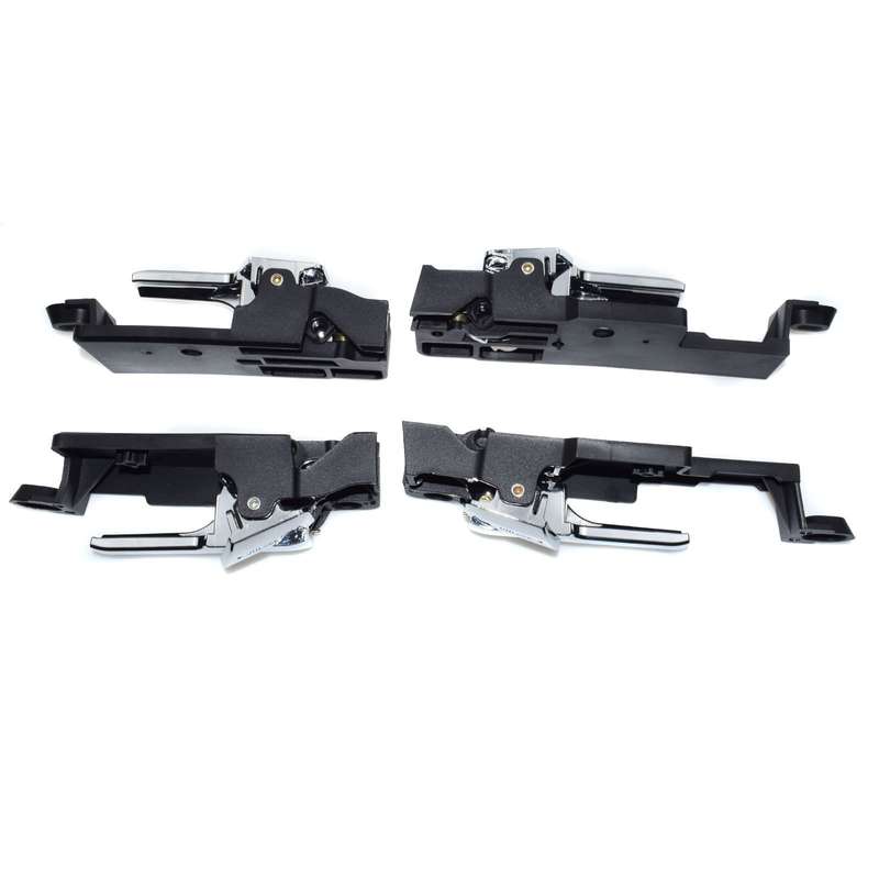 4Pcs Front Rear Left Right Inside Interior Chrome Door Handle For Ford Fusion