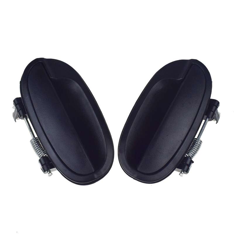 Rear Left &amp; Right Exterior Door Handles Pair For Daewoo Matiz Chevy Spark 06-09