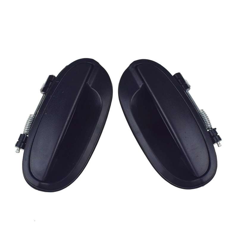 Rear Left &amp; Right Exterior Door Handles Pair For Daewoo Matiz Chevy Spark 06-09