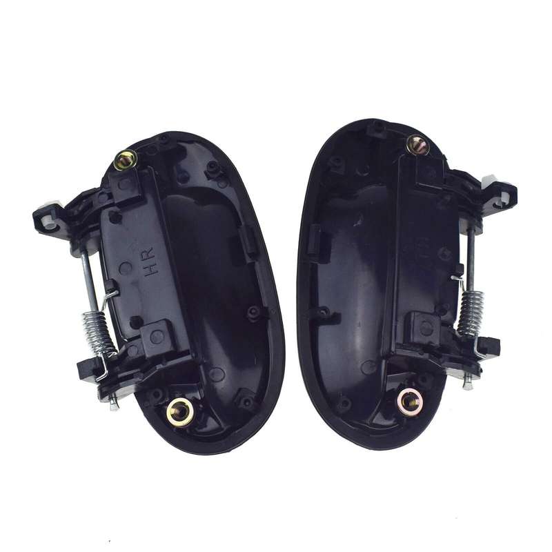 Rear Left &amp; Right Exterior Door Handles Pair For Daewoo Matiz Chevy Spark 06-09