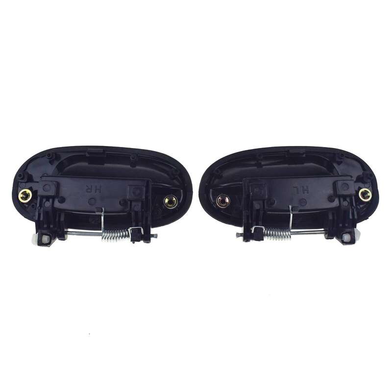 Rear Left &amp; Right Exterior Door Handles Pair For Daewoo Matiz Chevy Spark 06-09