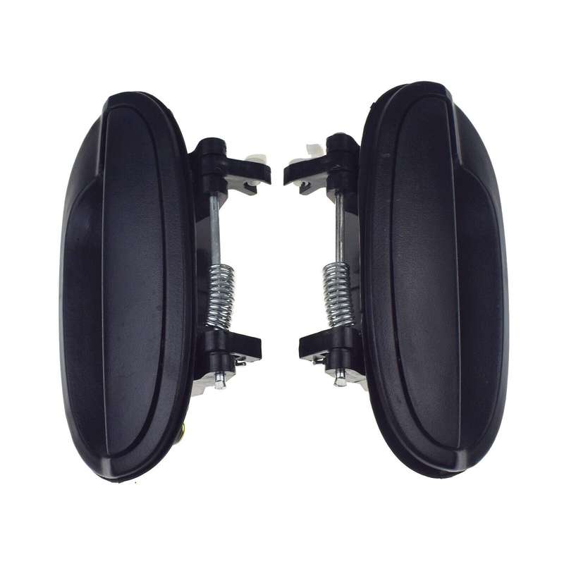 Rear Left &amp; Right Exterior Door Handles Pair For Daewoo Matiz Chevy Spark 06-09