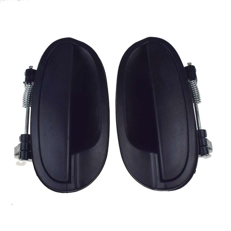 Rear Left &amp; Right Exterior Door Handles Pair For Daewoo Matiz Chevy Spark 06-09