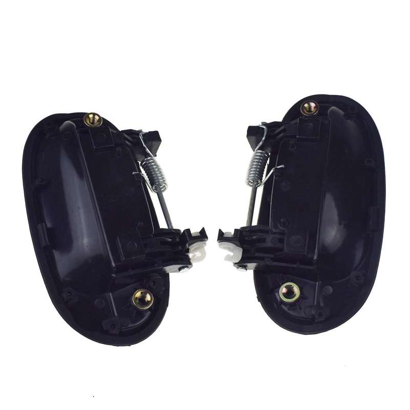 Rear Left &amp; Right Exterior Door Handles Pair For Daewoo Matiz Chevy Spark 06-09