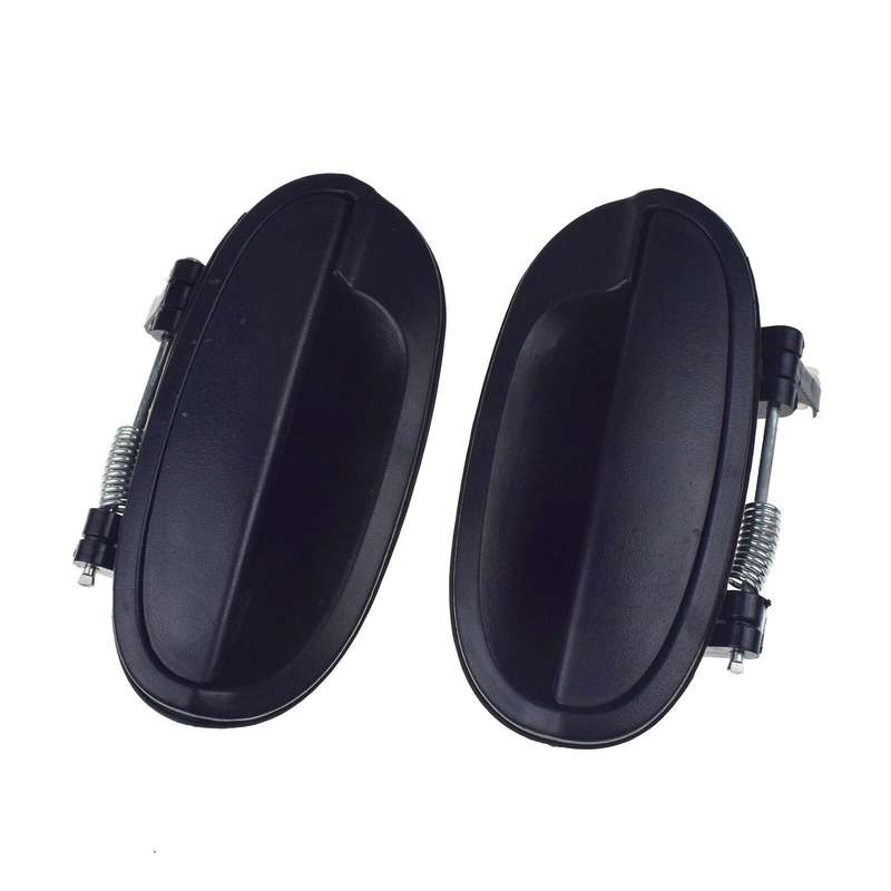 Rear Left &amp; Right Exterior Door Handles Pair For Daewoo Matiz Chevy Spark 06-09