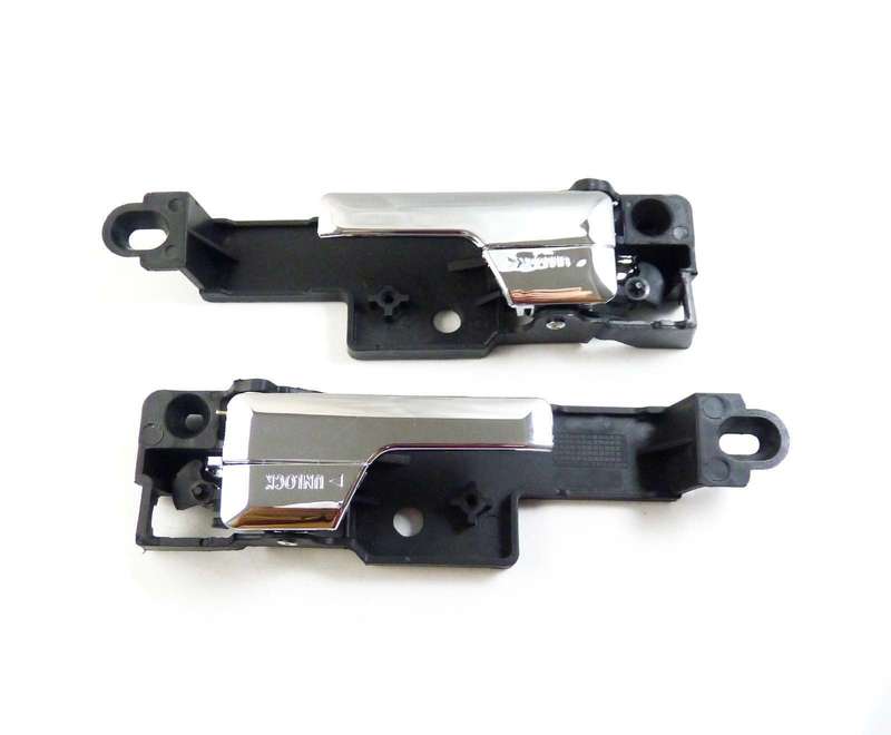 For Ford Fusion Lincoln Inside Interior Chrome Door Handle Pair Front Left Right