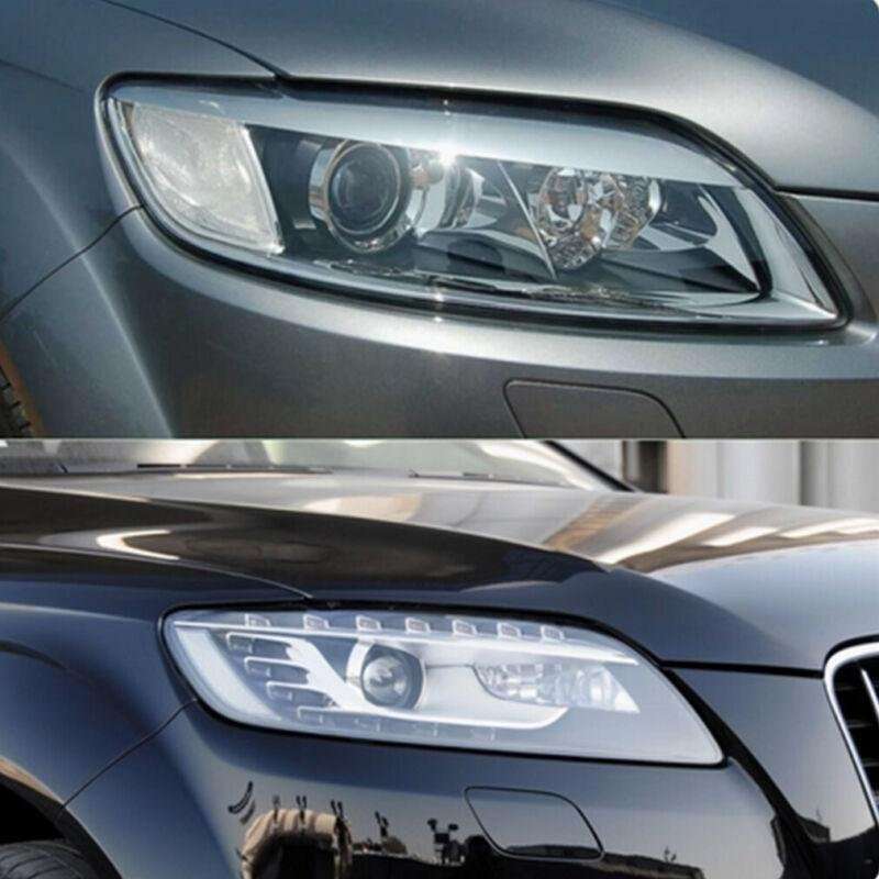 Pair Headlight Headlamp Lens Cover Clear Shell For Audi Q7 2006-2015 Right&amp;Left