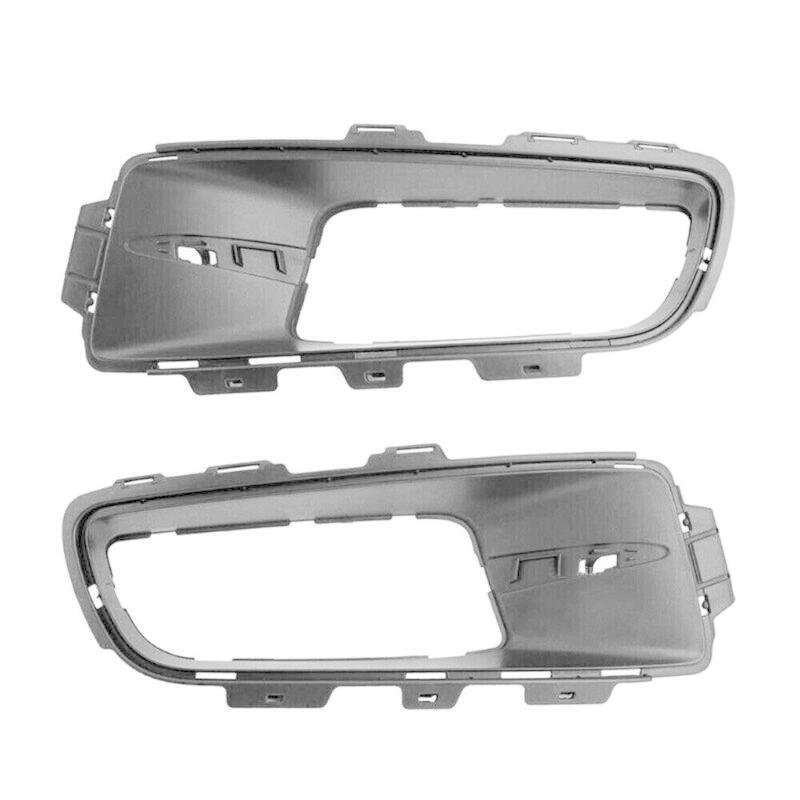 Front Bumper Fog Light Trim Grille Fog Cover For BMW X5 E70 2007-2010 Pair