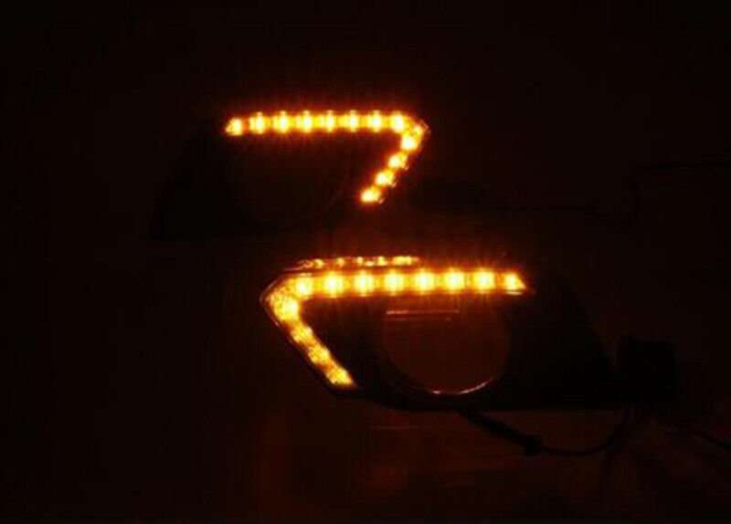 For Nissan Rogue 2014-2016 LED DRL Front Fog Lamp Turn Signal brake Light Sets