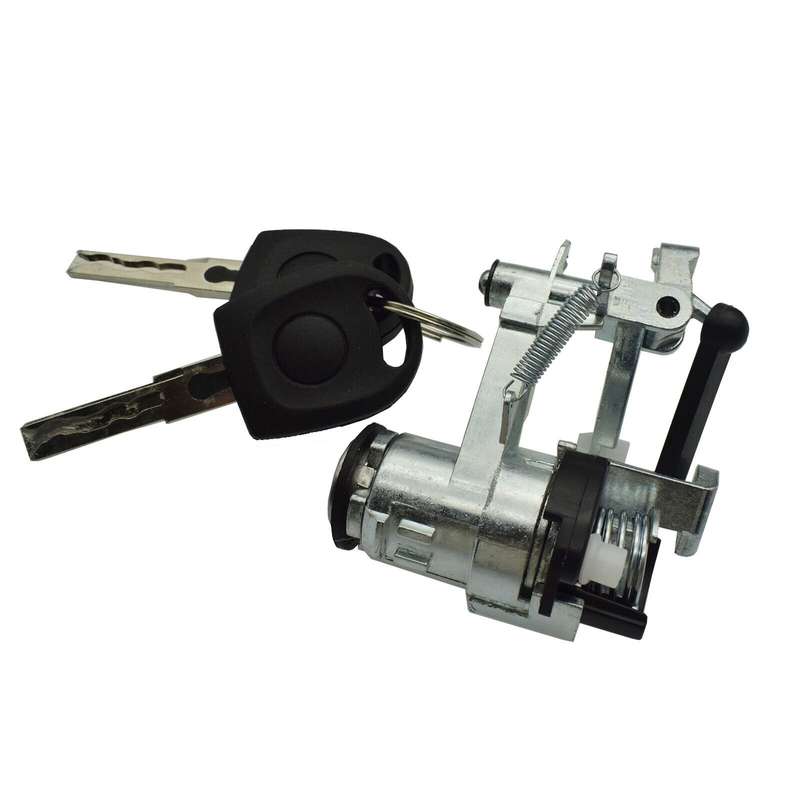 Tailgate Rear Boot Lock Barrel w/ 2 Keys 1J6827297G For VW Golf Lupo Seat Arosa