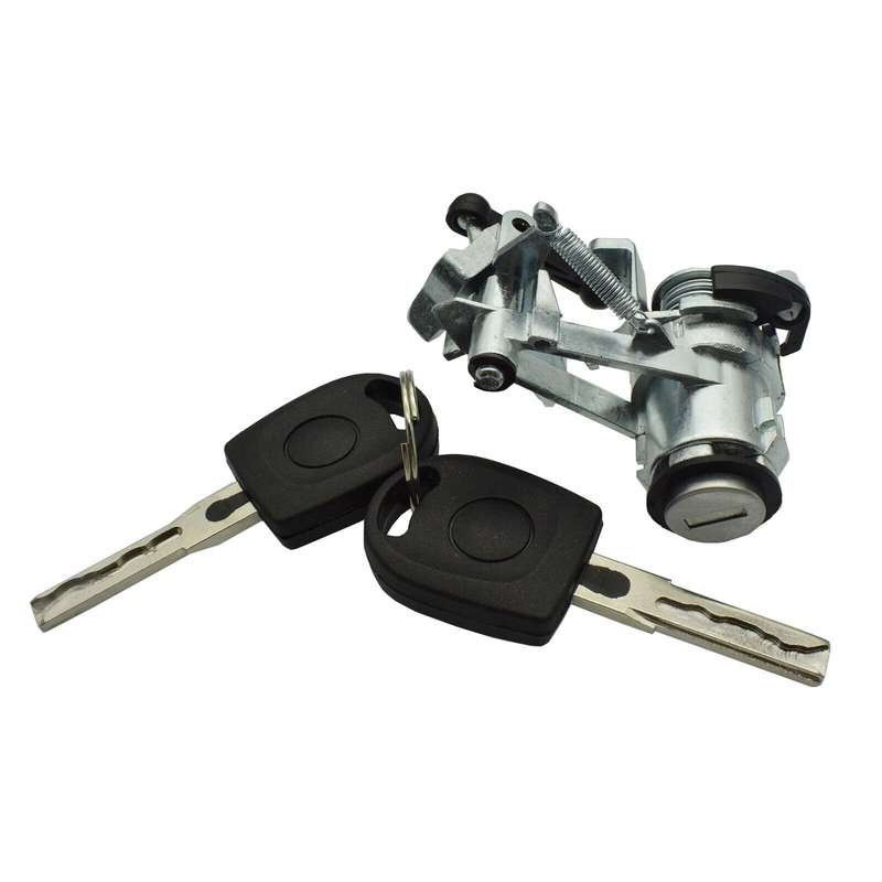 Tailgate Rear Boot Lock Barrel w/ 2 Keys 1J6827297G For VW Golf Lupo Seat Arosa