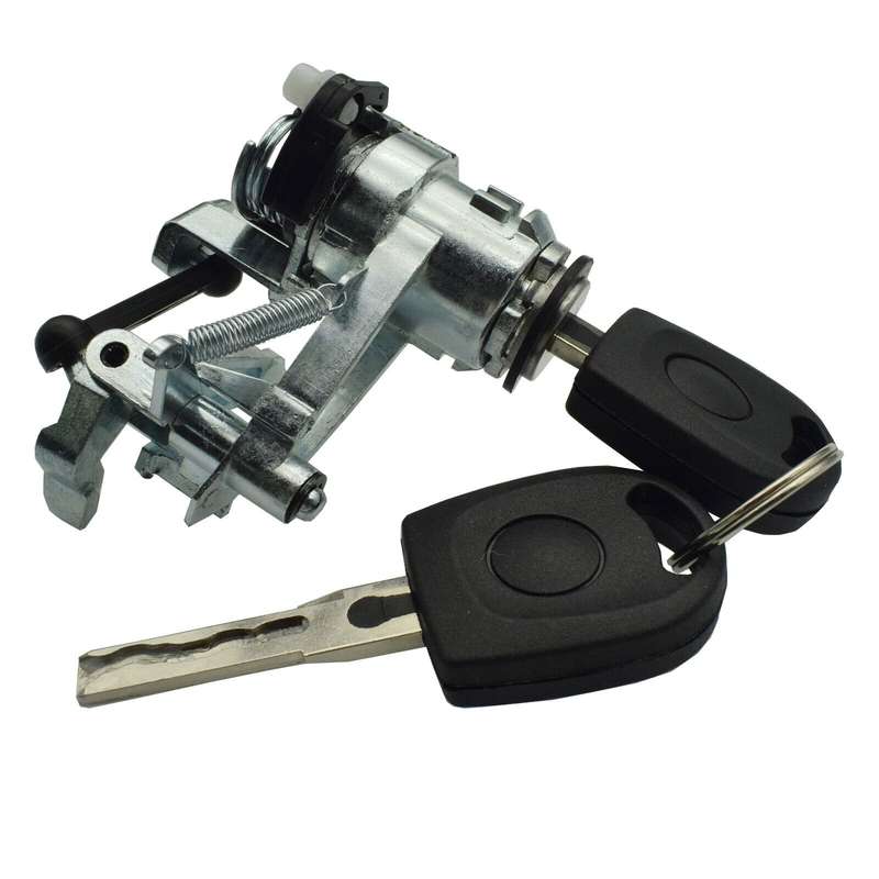 Tailgate Rear Boot Lock Barrel w/ 2 Keys 1J6827297G For VW Golf Lupo Seat Arosa