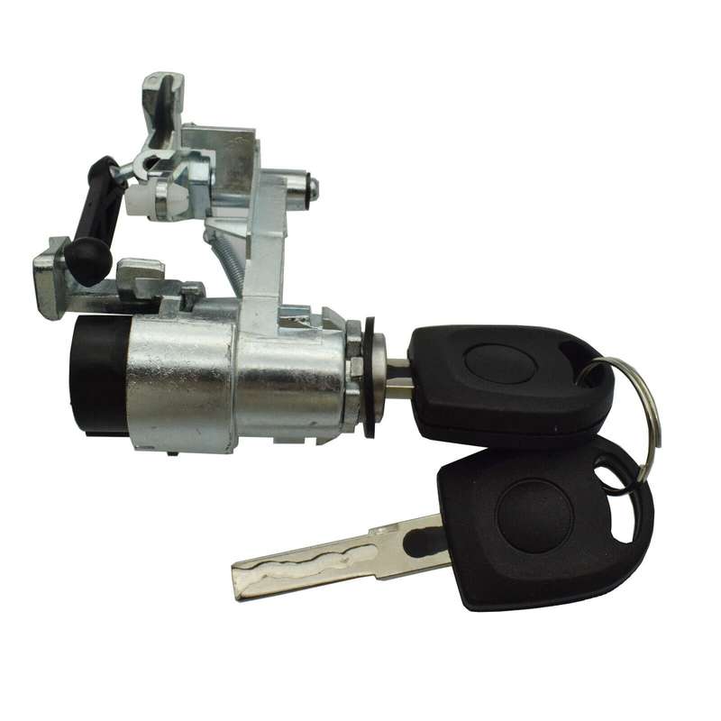 Tailgate Rear Boot Lock Barrel w/ 2 Keys 1J6827297G For VW Golf Lupo Seat Arosa