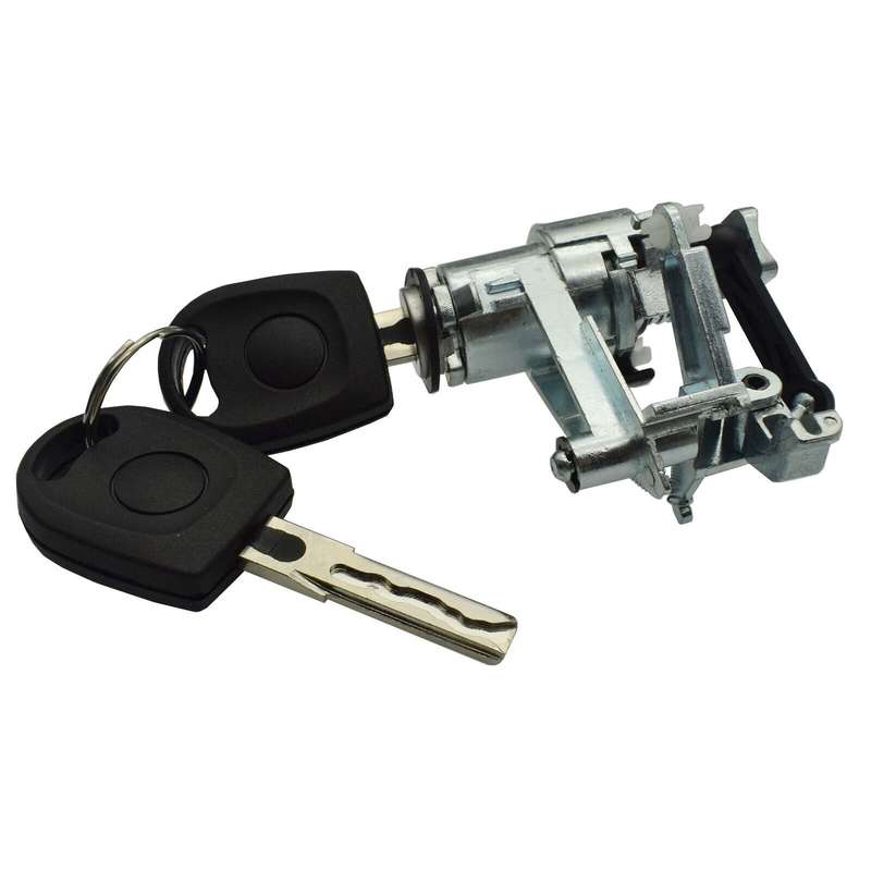 Tailgate Rear Boot Lock Barrel w/ 2 Keys 1J6827297G For VW Golf Lupo Seat Arosa