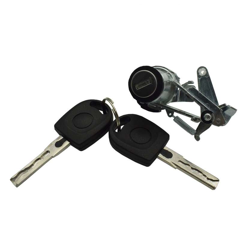 Tailgate Rear Boot Lock Barrel w/ 2 Keys 1J6827297G For VW Golf Lupo Seat Arosa