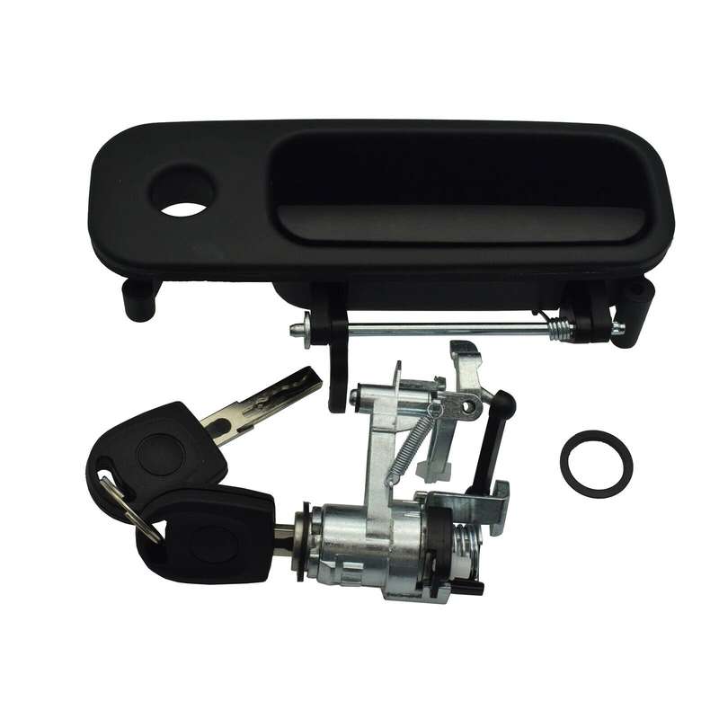 Tailgate Door Handle &amp; Boot Lock Barrel w/ 2 Keys For VW Golf Lupo Seat Arosa