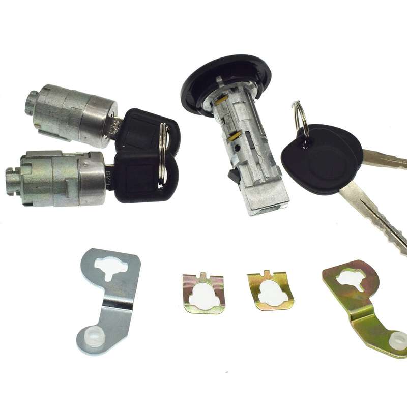 Ignition Lock &amp; Door Lock Cylinder W/ Keys For Chevy Tahoe GMC Sierra Hummer H2