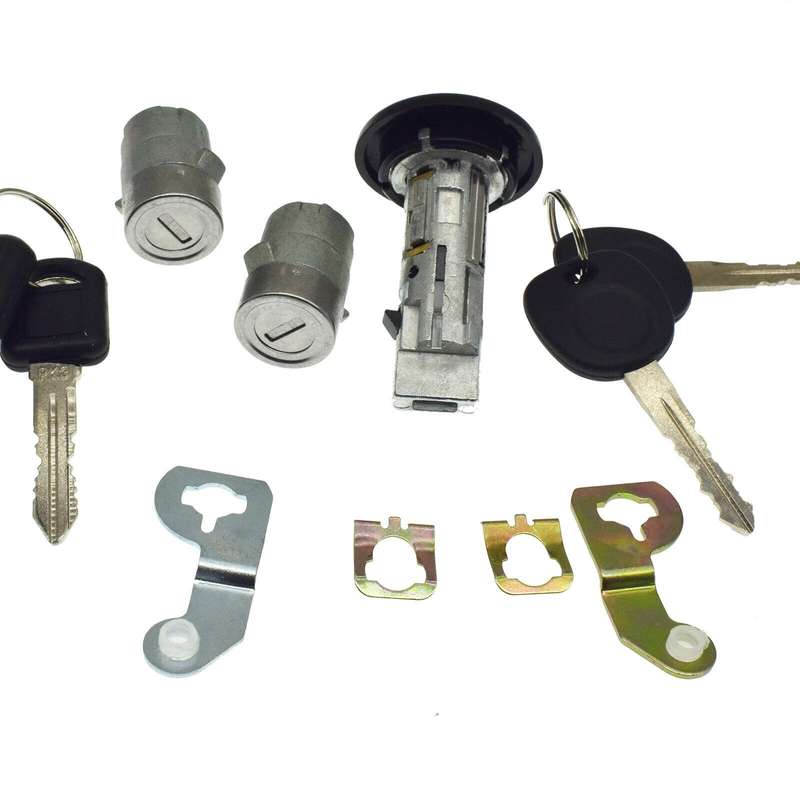 Ignition Lock &amp; Door Lock Cylinder W/ Keys For Chevy Tahoe GMC Sierra Hummer H2