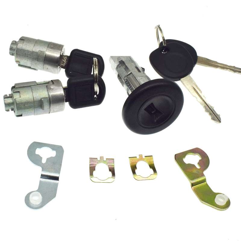 Ignition Lock &amp; Door Lock Cylinder W/ Keys For Chevy Tahoe GMC Sierra Hummer H2