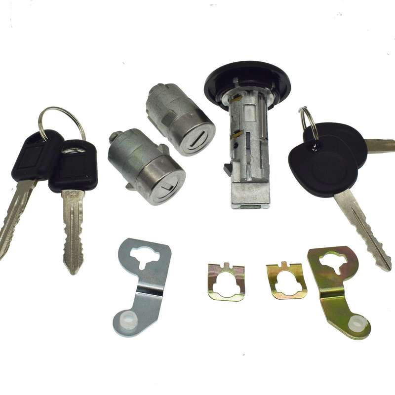 Ignition Lock &amp; Door Lock Cylinder W/ Keys For Chevy Tahoe GMC Sierra Hummer H2