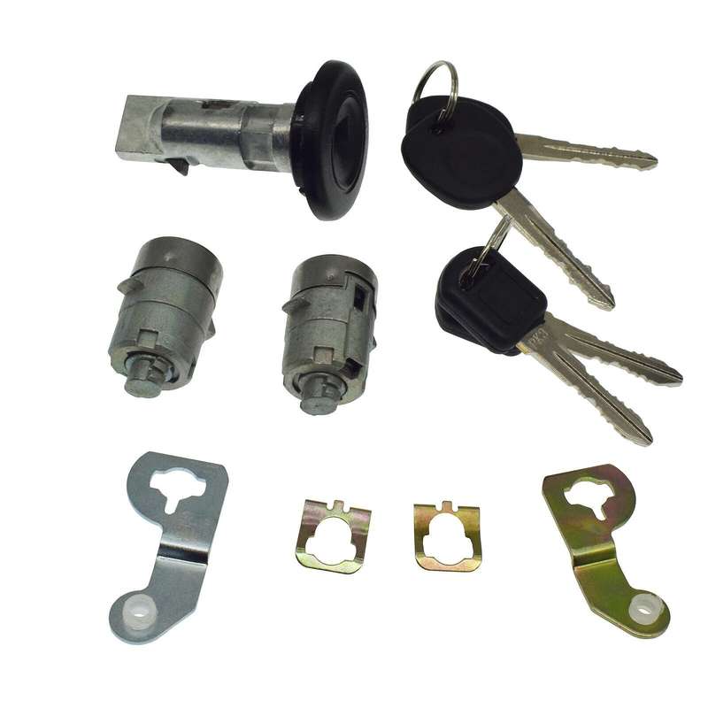 Ignition Lock &amp; Door Lock Cylinder W/ Keys For Chevy Tahoe GMC Sierra Hummer H2