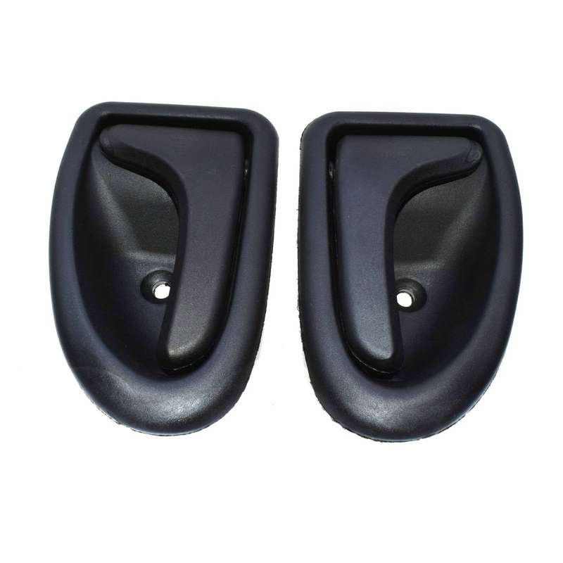 New Door handle black inner left &amp; right For Renault Clio Megane Scenic Trafic