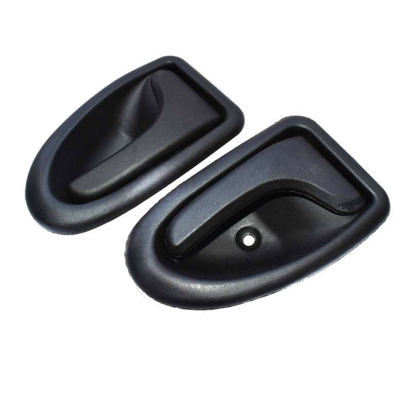 New Door handle black inner left &amp; right For Renault Clio Megane Scenic Trafic